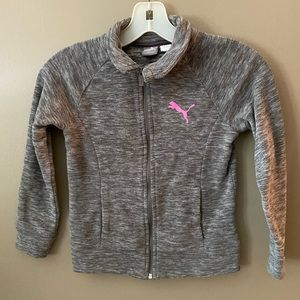 Puma fleece zip up jacket